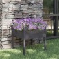 vidaXL Fioriera da Giardino Grigia 70x70x70 cm Legno Massello di Pino vidaXL Fioriera da Giardino Grigia 70x70x70 cm Legno Massello di Pino