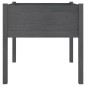 vidaXL Fioriera da Giardino Grigia 70x70x70 cm Legno Massello di Pino vidaXL Fioriera da Giardino Grigia 70x70x70 cm Legno Massello di Pino
