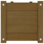 vidaXL Letto Rialzato da Giardino Miele 150x31x31 cm in Legno di Pino vidaXL Letto Rialzato da Giardino Miele 150x31x31 cm in Legno di Pino