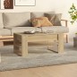 vidaXL Tavolino da Salotto Rovere Sonoma 102x55x45cm Legno Multistrato