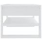 vidaXL Tavolino da Salotto Bianco 102x55x45 cm Legno Multistrato