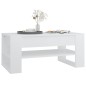 vidaXL Tavolino da Salotto Bianco 102x55x45 cm Legno Multistrato