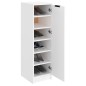vidaXL Scarpiera Bianca 30x35x100 cm in Legno Multistrato vidaXL Scarpiera Bianca 30x35x100 cm in Legno Multistrato