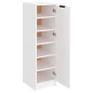 vidaXL Scarpiera Bianca 30x35x100 cm in Legno Multistrato vidaXL Scarpiera Bianca 30x35x100 cm in Legno Multistrato