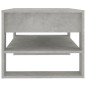 vidaXL Tavolino Salotto Grigio Cemento 102x55x45 cm Legno Multistrato