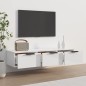 vidaXL Armadietto a Muro Bianco Lucido 102x30x20 cm Legno Multistrato vidaXL Armadietto a Muro Bianco Lucido 102x30x20 cm Legno Multistrato