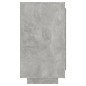 vidaXL Credenza Grigio Cemento 80x40x75 cm vidaXL Credenza Grigio Cemento 80x40x75 cm