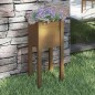 vidaXL Fioriera da Giardino Miele 31x31x70 cm in Legno di Pino vidaXL Fioriera da Giardino Miele 31x31x70 cm in Legno di Pino