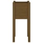 vidaXL Fioriera da Giardino Miele 31x31x70 cm in Legno di Pino vidaXL Fioriera da Giardino Miele 31x31x70 cm in Legno di Pino