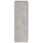 vidaXL Scarpiera Grigio Cemento 59x35x100 cm in Legno Multistrato