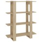 vidaXL Libreria/Divisorio Rovere Sonoma 100x30x123,5 cm vidaXL Libreria/Divisorio Rovere Sonoma 100x30x123,5 cm