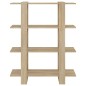 vidaXL Libreria/Divisorio Rovere Sonoma 100x30x123,5 cm vidaXL Libreria/Divisorio Rovere Sonoma 100x30x123,5 cm