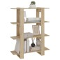 vidaXL Libreria/Divisorio Rovere Sonoma 100x30x123,5 cm vidaXL Libreria/Divisorio Rovere Sonoma 100x30x123,5 cm