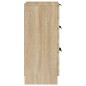 vidaXL Credenze 2 pz Rovere Sonoma 30x30x70 cm in Legno Multistrato vidaXL Credenze 2 pz Rovere Sonoma 30x30x70 cm in Legno Multistrato