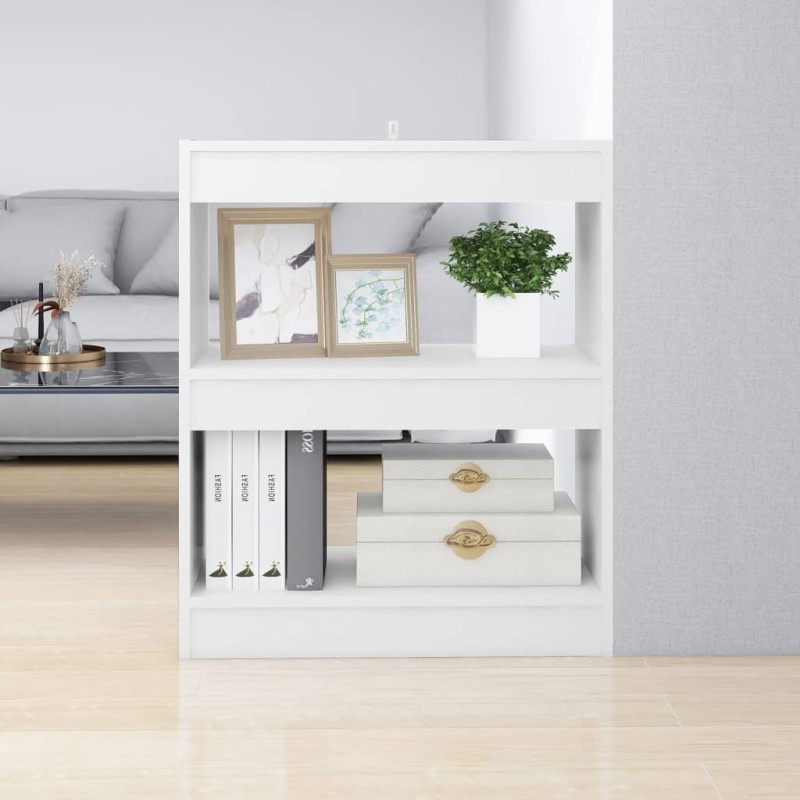 vidaXL Libreria/Divisorio Bianco 60x30x72 cm vidaXL Libreria/Divisorio Bianco 60x30x72 cm