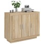 vidaXL Credenza Rovere Sonoma 92x35x75 cm in Legno Multistrato vidaXL Credenza Rovere Sonoma 92x35x75 cm in Legno Multistrato