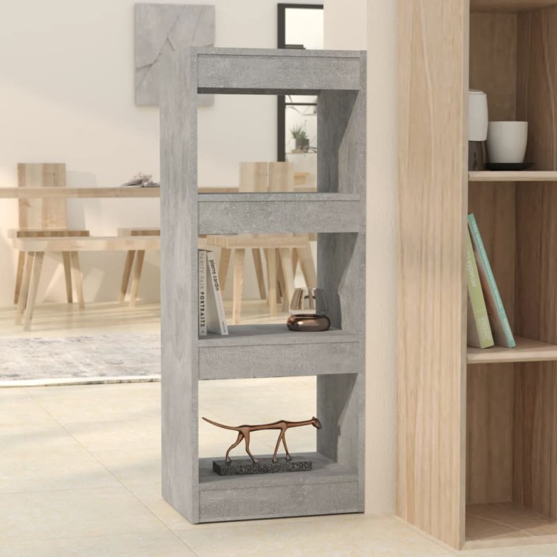 vidaXL Libreria/Divisorio Grigio Cemento 40x30x103 cm in Truciolato vidaXL Libreria/Divisorio Grigio Cemento 40x30x103 cm in Truciolato