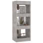 vidaXL Libreria/Divisorio Grigio Cemento 40x30x103 cm in Truciolato vidaXL Libreria/Divisorio Grigio Cemento 40x30x103 cm in Truciolato
