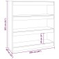 vidaXL Libreria/Divisorio Rovere Sonoma 100x30x103 cm vidaXL Libreria/Divisorio Rovere Sonoma 100x30x103 cm