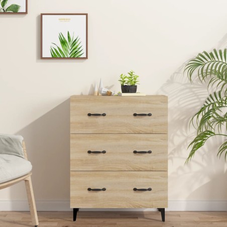 vidaXL Credenza Rovere Sonoma 69,5x34x90 cm in Legno Multistrato