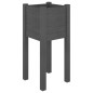 vidaXL Fioriera da Giardino Grigie 31x31x70 cm Legno Massello di Pino vidaXL Fioriera da Giardino Grigie 31x31x70 cm Legno Massello di Pino