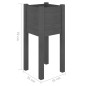 vidaXL Fioriera da Giardino Grigie 31x31x70 cm Legno Massello di Pino vidaXL Fioriera da Giardino Grigie 31x31x70 cm Legno Massello di Pino