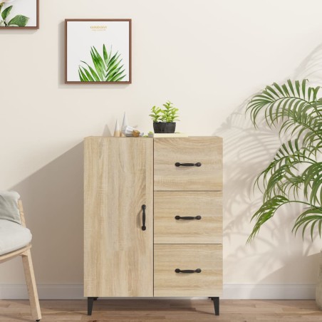 vidaXL Credenza Rovere Sonoma 69,5x34x90 cm in Legno Multistrato