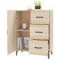 vidaXL Credenza Rovere Sonoma 69,5x34x90 cm in Legno Multistrato vidaXL Credenza Rovere Sonoma 69,5x34x90 cm in Legno Multistrato