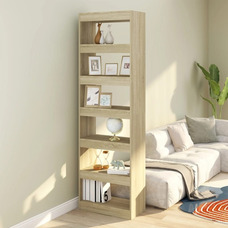vidaXL Libreria/Divisorio Rovere Sonoma 60x30x198 cm vidaXL Libreria/Divisorio Rovere Sonoma 60x30x198 cm