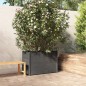 vidaXL Fioriera da Giardino Grigia 100x50x70 cm Legno Massello di Pino vidaXL Fioriera da Giardino Grigia 100x50x70 cm Legno Massello di Pino