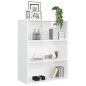 vidaXL Armadietto Pensile a Parete Bianco Lucido 69,5x32,5x90 cm vidaXL Armadietto Pensile a Parete Bianco Lucido 69,5x32,5x90 cm