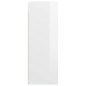 vidaXL Armadietto Pensile a Parete Bianco Lucido 69,5x32,5x90 cm vidaXL Armadietto Pensile a Parete Bianco Lucido 69,5x32,5x90 cm