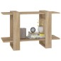 vidaXL Libreria/Divisorio Rovere Sonoma 80x30x51 cm vidaXL Libreria/Divisorio Rovere Sonoma 80x30x51 cm