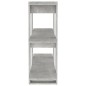 vidaXL Libreria/Divisorio Grigio Cemento 100x30x87 cm vidaXL Libreria/Divisorio Grigio Cemento 100x30x87 cm
