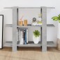 vidaXL Libreria/Divisorio Grigio Cemento 100x30x87 cm vidaXL Libreria/Divisorio Grigio Cemento 100x30x87 cm