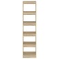vidaXL Libreria/Divisorio Rovere Sonoma 40x30x166 cm