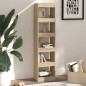 vidaXL Libreria/Divisorio Rovere Sonoma 40x30x166 cm