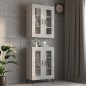 vidaXL Armadietto Pensile a Parete Grigio Cemento 69,5x34x90 cm vidaXL Armadietto Pensile a Parete Grigio Cemento 69,5x34x90 cm