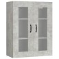 vidaXL Armadietto Pensile a Parete Grigio Cemento 69,5x34x90 cm vidaXL Armadietto Pensile a Parete Grigio Cemento 69,5x34x90 cm