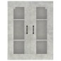 vidaXL Armadietto Pensile a Parete Grigio Cemento 69,5x34x90 cm vidaXL Armadietto Pensile a Parete Grigio Cemento 69,5x34x90 cm