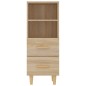 vidaXL Credenza Rovere Sonoma 34,5x34x90 cm in Legno Multistrato vidaXL Credenza Rovere Sonoma 34,5x34x90 cm in Legno Multistrato