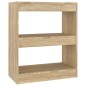 vidaXL Libreria/Divisorio Rovere Sonoma 60x30x72 cm