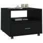 vidaXL Tavolino da Salotto Nero 55x55x40 cm in Legno Multistrato