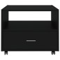 vidaXL Tavolino da Salotto Nero 55x55x40 cm in Legno Multistrato