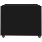vidaXL Tavolino da Salotto Nero 55x55x40 cm in Legno Multistrato