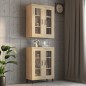 vidaXL Armadietto Pensile a Parete Rovere Sonoma 69,5x34x90 cm vidaXL Armadietto Pensile a Parete Rovere Sonoma 69,5x34x90 cm