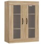 vidaXL Armadietto Pensile a Parete Rovere Sonoma 69,5x34x90 cm vidaXL Armadietto Pensile a Parete Rovere Sonoma 69,5x34x90 cm