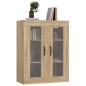 vidaXL Armadietto Pensile a Parete Rovere Sonoma 69,5x34x90 cm vidaXL Armadietto Pensile a Parete Rovere Sonoma 69,5x34x90 cm