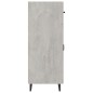 vidaXL Credenza Grigio Cemento 69,5x34x90 cm in Legno Multistrato vidaXL Credenza Grigio Cemento 69,5x34x90 cm in Legno Multistrato