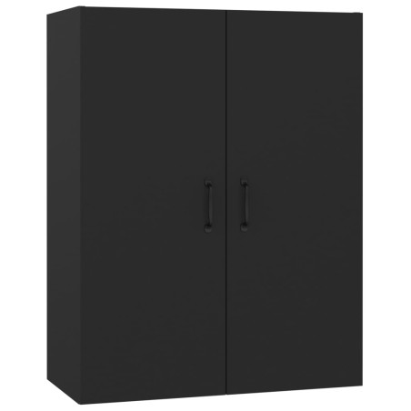vidaXL Mobile Pensile Nero 69,5x34x90 cm in Legno Multistrato